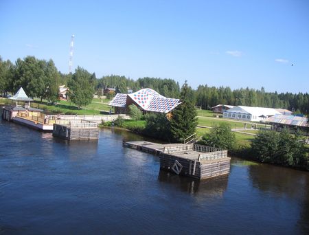 russian villageの写真素材