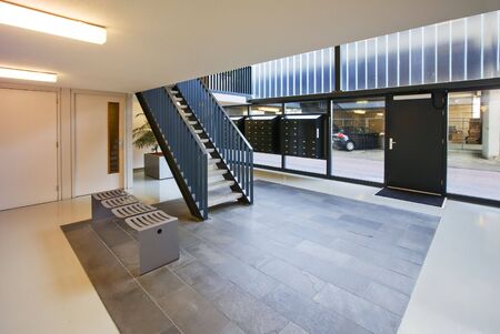 design of modern entrance in living houseの写真素材