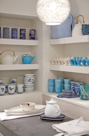 new design of kitchen in country styleの写真素材