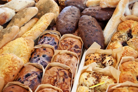 background from sweet breadの写真素材