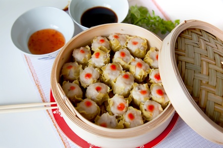 Steamed Pork Bunの写真素材