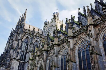 Gothic St. John's Cathedral in Den Bosch, the Netherlandsの写真素材