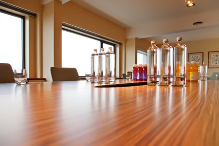 new table in business meeting roomの写真素材