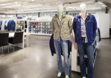 mannequins   dummies  in modern storeの写真素材