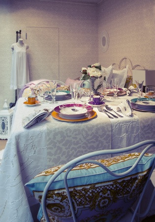 celebration at homeの写真素材