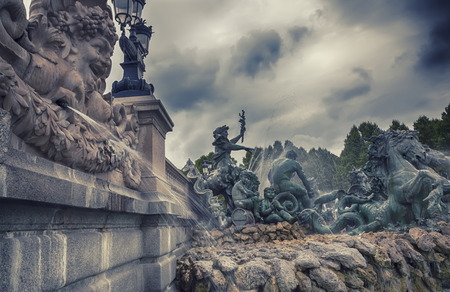 city fountain in Bordeaux の写真素材