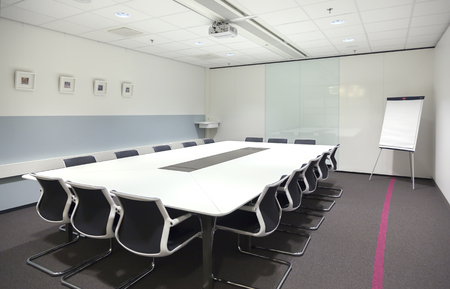 meeting aria in new designed office building for small businessの写真素材