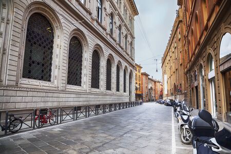 gallery of arcades in Bologna, Italyのeditorial素材