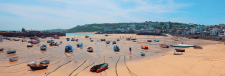 Panorama or St.Ives beach line, Cornwall