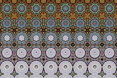 abstract colorful geometric background with artistic elements as brush stroke and acrylic textureの写真素材