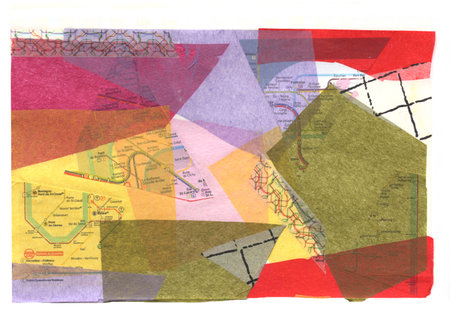 artistic background collage from grunge, tissue paper, retro paper and different texture elementsの写真素材