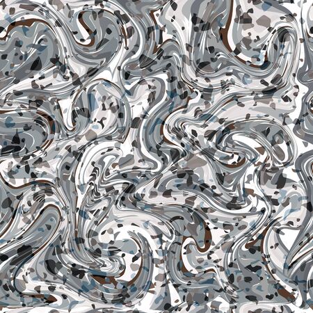 Seamless abstract marble pattern. Marbling seamless pattern for fabric, tile, interior design or gift wrapping .Business or wedding cover card template. Vectorのイラスト素材