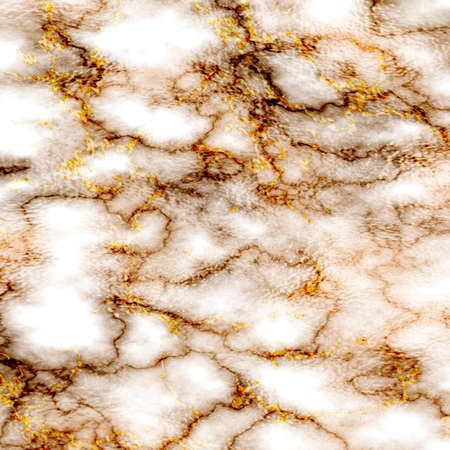 Natural Marble Digital Paper. Gold brown white and gray colors.の写真素材