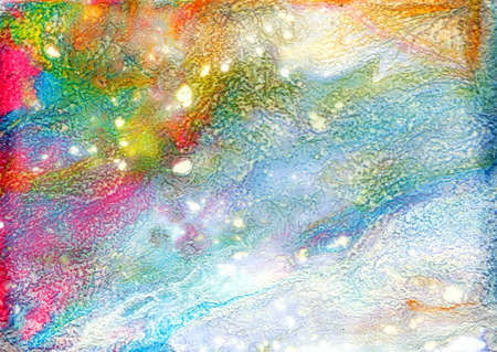 Abstract acrylic splash paint background. Splash of ink painting. Abstract paint texture on canvas. bright pastel colors.の写真素材