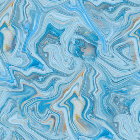 Seamless pattern with liquid and fluid marble texture, mix colors, colourful pastel paint, endless background.の写真素材