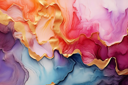 Alcohol ink art background.の写真素材