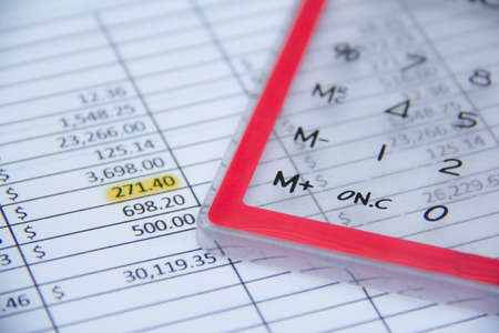 accountingの写真素材