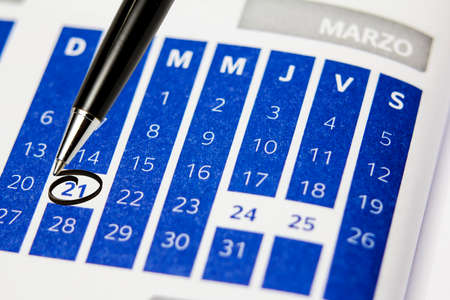 Calendar dateの写真素材