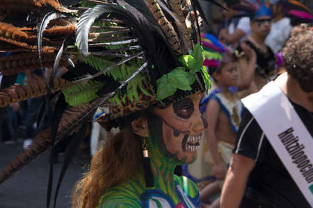 Alebrijes parade through the streets of downtown Mexico City, capital of Mexico on October 19, 2019.のeditorial素材