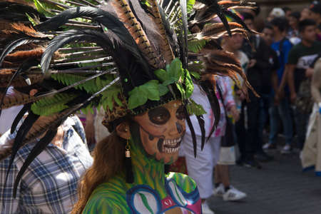 Alebrijes parade through the streets of downtown Mexico City, capital of Mexico on October 19, 2019.のeditorial素材