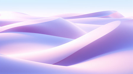 abstract background with smooth wavy lines in pink and purple colorsの素材