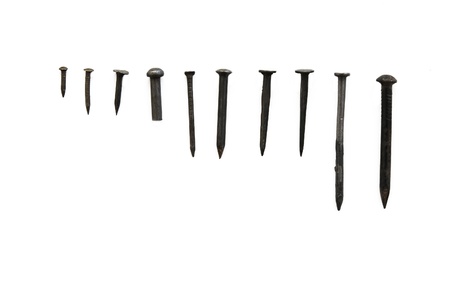 Collection of Different Objective Straight Nailsの写真素材