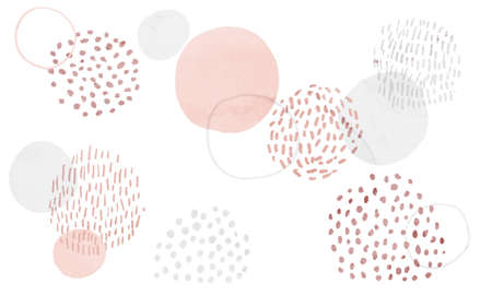 Watercolor material with a soft impressionの写真素材