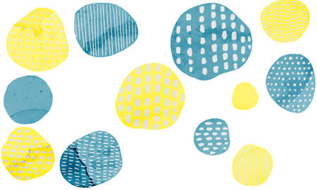 Memphis geometric shapes wallpaperの写真素材
