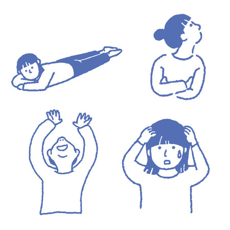 Female Pose Vector Setの素材