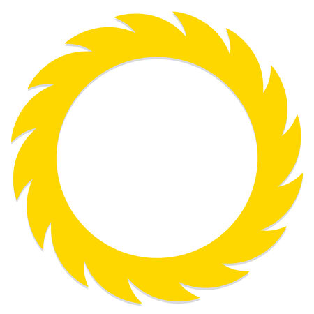 Vector Abstract Stylish Sun Icon Isolated On White Backgroundのイラスト素材