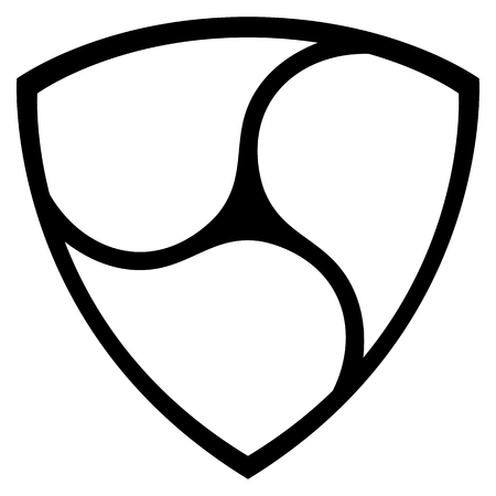 Vector NEM icon isolated on white backgroundのイラスト素材
