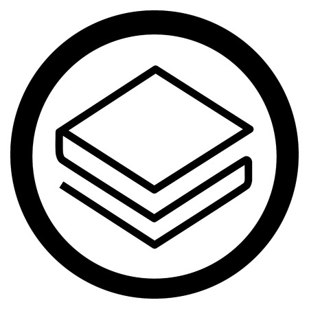 Vector Stratis Icon On Coin Isolatedのイラスト素材