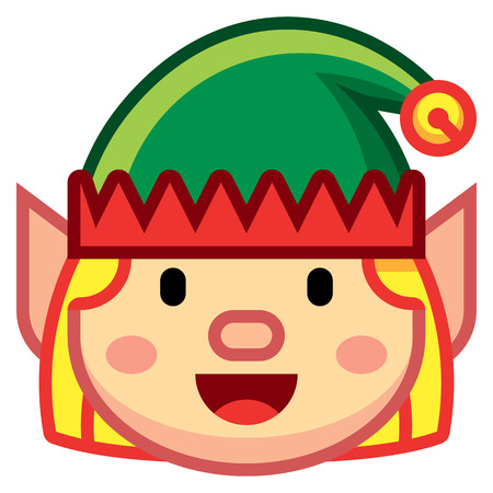 Cartoon Elf illustration.のイラスト素材