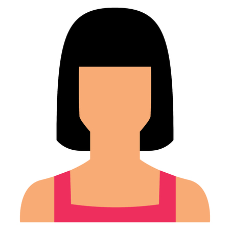 Vector Avatar Character Isolated On White Backgroundのイラスト素材