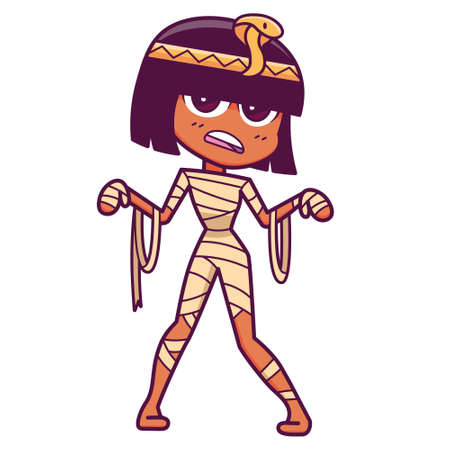 Isolated mummy cartoon kawaii. Halloween - Vector illustrationのイラスト素材