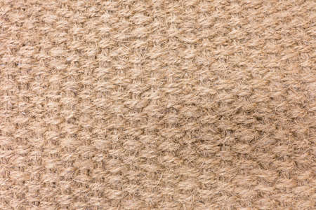Fabric Texture, Close Up of Brown Woven Rope Texture Pattern Background.