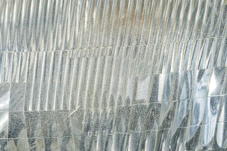 Textured Background, Close Up of Old Car Headlight or Headlamp of The Vehicle with Abstract Effect.の写真素材