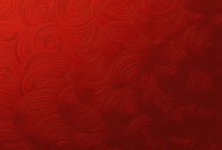 Background Pattern, Red Spiral or Swirl Seamless Pattern Background or Texture with Copy Space for Text Decorated.の写真素材