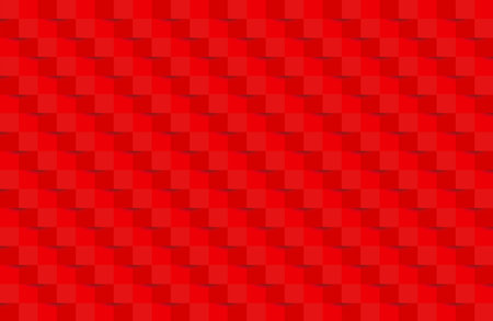 Illustration of Background Image Created by Arranging Small Paper Sheets in A Row on A Red Background.の写真素材