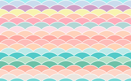Colorful Vector Illustration Wave Pattern Background for Add Content.のイラスト素材