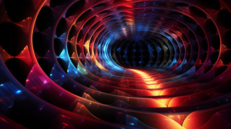 Explore abstract concepts through captivating illustrations depicting the mesmerizing journey of tunneling. Engage with imaginative visuals that convey complex ideas.の素材