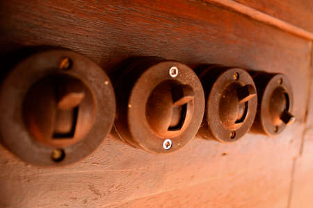 Old Light Switchの写真素材