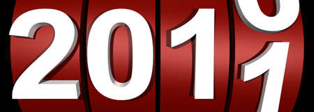 year 2011の写真素材