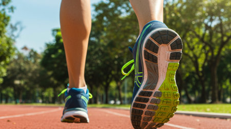 Outdoor Track Training for Fitness and Healthの素材