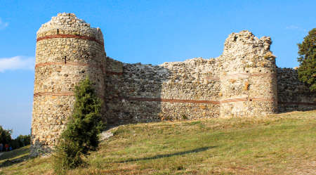 The medieval Mezek Fortressのeditorial素材