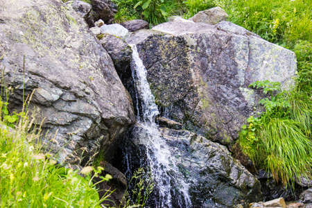 Waterfall "Rajskoto Pryskalo"の写真素材