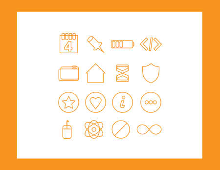set of web iconsのイラスト素材