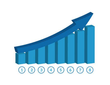 Business Graphic Up Trendのイラスト素材
