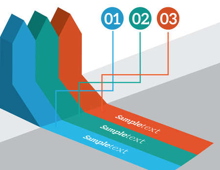 Vector Infographic elements templateのイラスト素材