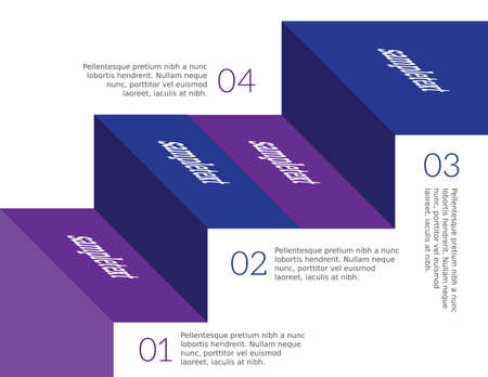 Infographics Vector illustration. can be used for workflow layout banner diagram number options, step-up options, web designのイラスト素材